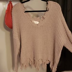 Ribbed sweater